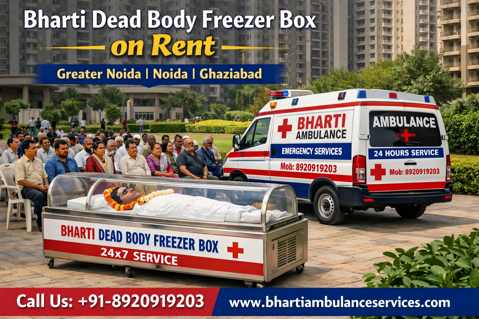 Dead body freezer box service image 1