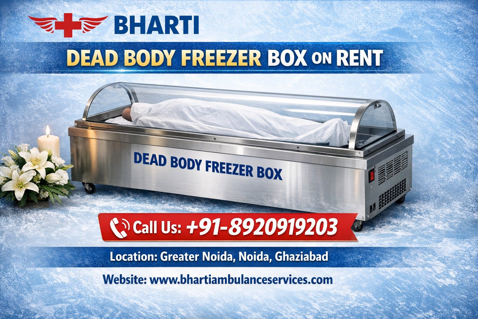 Dead body freezer box service image 2